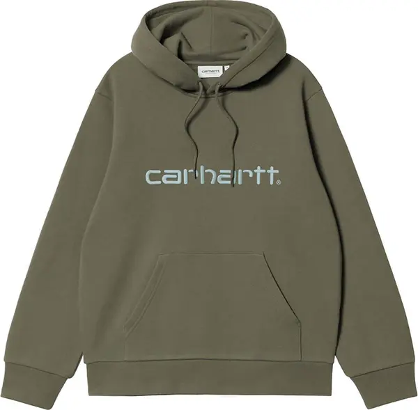 Carhartt WIP Carhartt WIP Hooded Carhartt Sweat Мъже - Суитшърти и блузи с качулка Carhartt WIP - Кафяв - I030547_3PM_XX-M - Size: M