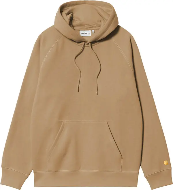 Carhartt WIP Carhartt WIP Hooded Chase Sweat Peanut Мъже - Суитшърти и блузи с качулка Carhartt WIP - Светло кафяв - I033661_2GQ_XX-M - Size: M