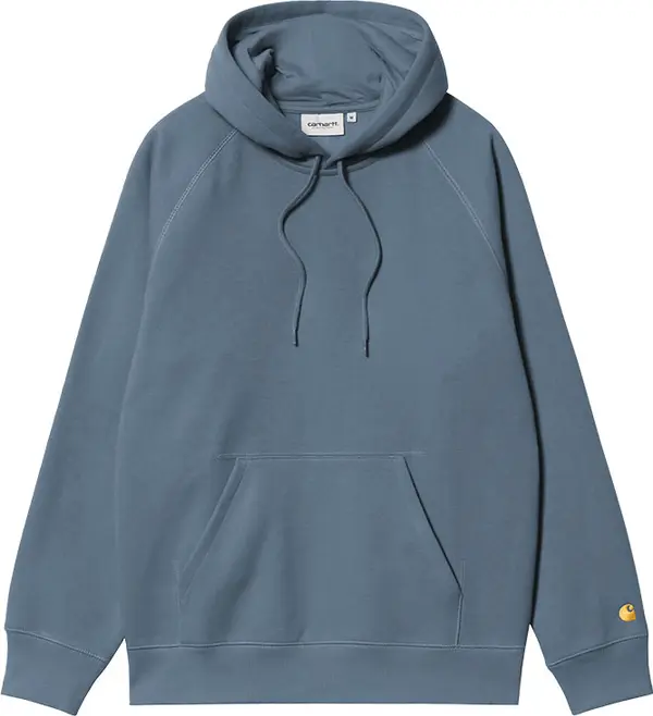 Carhartt WIP Carhartt WIP Hooded Chase Sweat Positano Мъже - Суитшърти и блузи с качулка Carhartt WIP - Сив - I033661_2J2_XX-S - Size: S