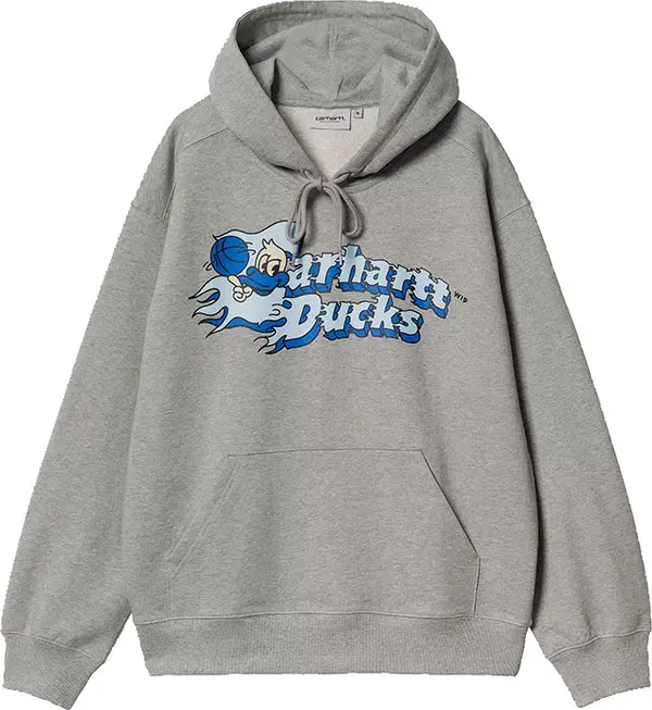 Carhartt WIP Carhartt WIP Hooded Flaming Ducks Sweat Мъже - Суитшърти и блузи с качулка Carhartt WIP - Сив - I034724_V6_XX-XL - Size: XL