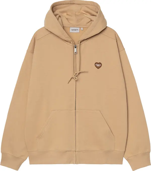 Carhartt WIP Carhartt WIP Hooded Heart II Hartt Sweat Ja Мъже - Суитшърти и блузи с качулка Carhartt WIP - Кафяв - I035176_07E_XX-L - Size: L
