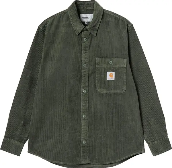Carhartt WIP Carhartt WIP L/S Flint Shirt Мъже - Риза Carhartt WIP - Зелен - I035837_2ZX_XX-M - Size: M