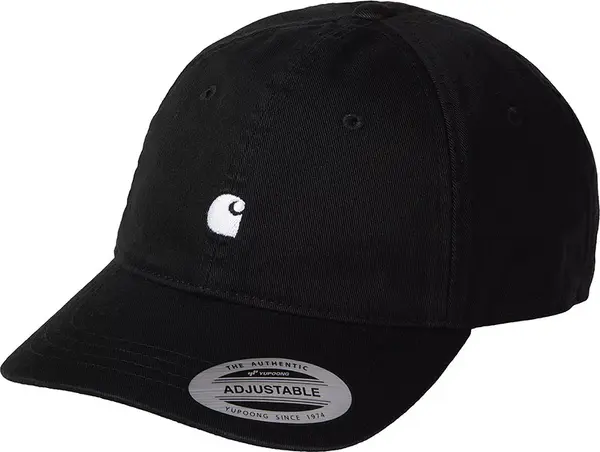 Carhartt WIP Carhartt WIP Madison Logo Cap Black White Unisex - Чапки Carhartt WIP - Черен - I023750_0D2_XX-One-size - Size: One size