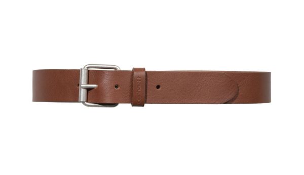 Carhartt WIP Carhartt WIP Script Belt Leather Cognac Silver
