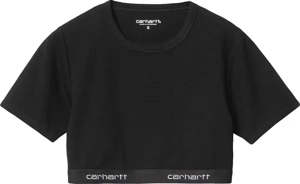 Carhartt WIP Carhartt WIP Script Crop Top W Жени - Тениски Carhartt WIP - Черен - I033222_89_XX-XS - Size: XS