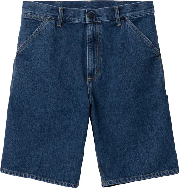 Carhartt WIP Carhartt WIP Single Knee Short Blue Stone Мъже - Шорти Carhartt WIP - Син - I032026_01_06-32 - Size: 32
