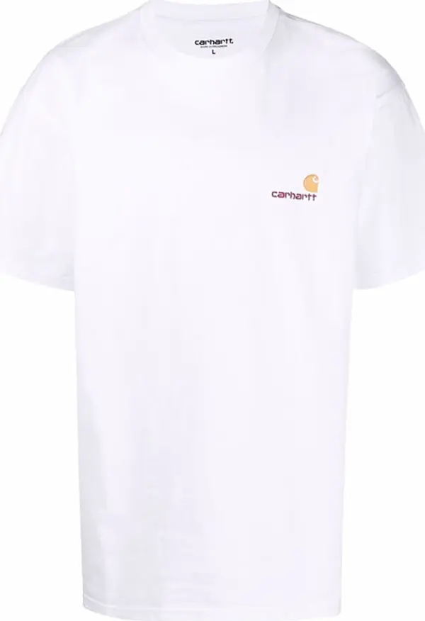 Carhartt WIP Carhartt WIP S/S American Script T-Shirt  Мъже - Тениски Carhartt WIP - Бял - I029956_02_XX-XL - Size: XL