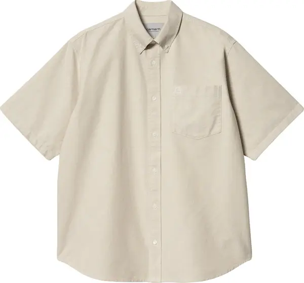 Carhartt WIP Carhartt WIP S/S Braxton Shirt Мъже - Риза Carhartt WIP - Светло кафяв - I031454_25M_XX-L - Size: L