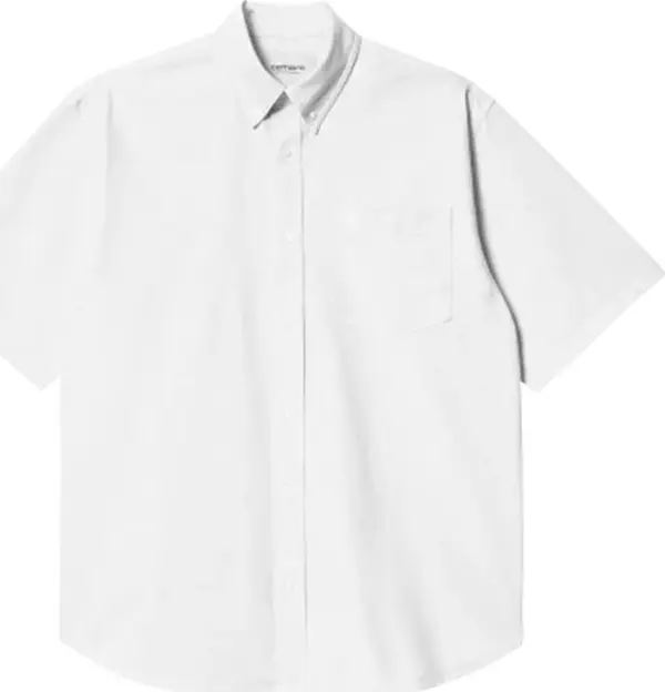 Carhartt WIP Carhartt WIP S/S Braxton T-SHIRT Мъже - Риза Carhartt WIP - Бял - I031454_0MG_XX-L - Size: L