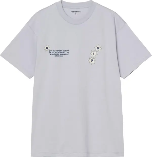 Carhartt WIP Carhartt WIP S/S C Trip T-Shirt Mirror Мъже - Тениски Carhartt WIP - Сив - I036233_1NK_XX-M - Size: M