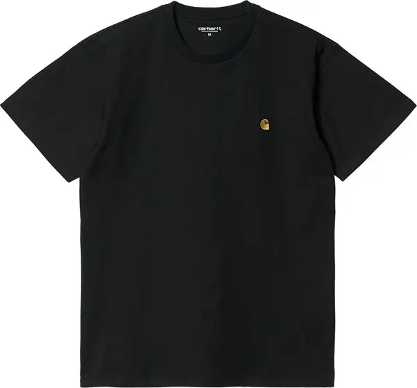 Carhartt WIP Carhartt WIP S/S Chase T-Shirt Black Мъже - Тениски Carhartt WIP - Черен - I026391_00F_XX-XL - Size: XL