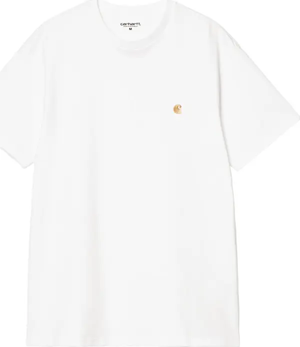 Carhartt WIP Carhartt WIP S/S Chase T-Shirt Мъже - Тениски Carhartt WIP - Бял - I026391_00R_XX-L - Size: L