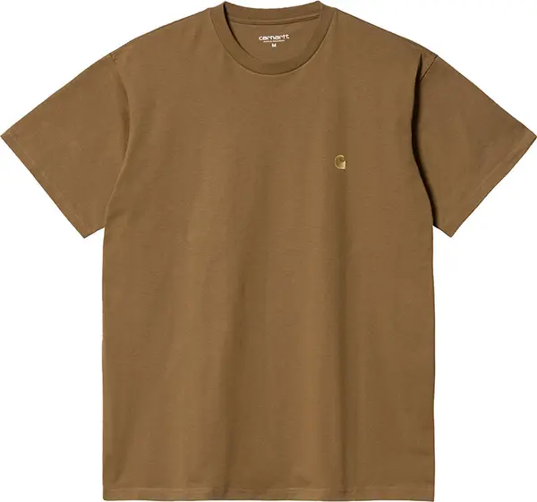 Carhartt WIP Carhartt WIP S/S Chase T-Shirt Мъже - Тениски Carhartt WIP - Кафяв - I026391_00Y_XX-M - Size: M