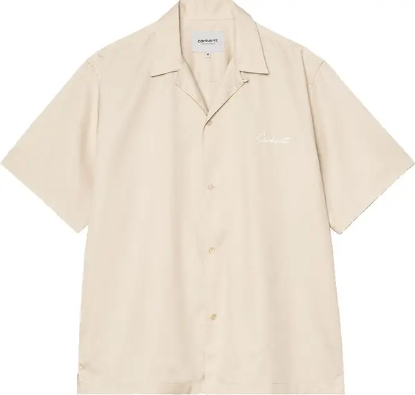 Carhartt WIP Carhartt WIP S/S Delray Shirt Мъже - Риза Carhartt WIP - Бял - I031465_3M7_XX-M - Size: M