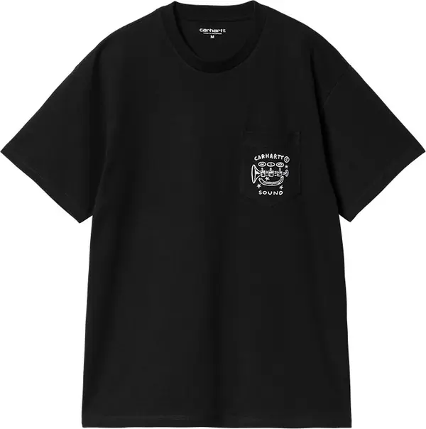 Carhartt WIP Carhartt WIP S/S Fragments Pocket T-Shirt Black Мъже - Тениски Carhartt WIP - Черен - I034407_0D2_XX-M - Size: M