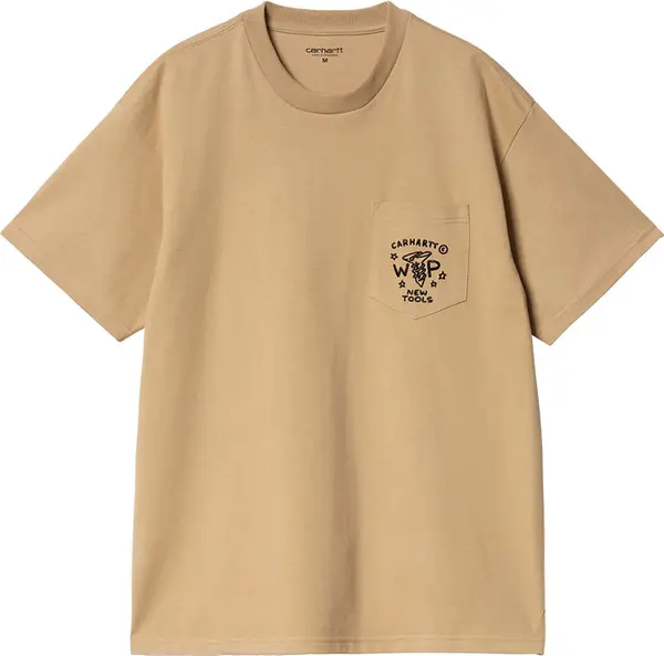 Carhartt WIP Carhartt WIP S/S Fragments Pocket T-Shirt Dusty H Brown Мъже - Тениски Carhartt WIP - Кафяв - I034407_0IA_XX-XL - Size: XL