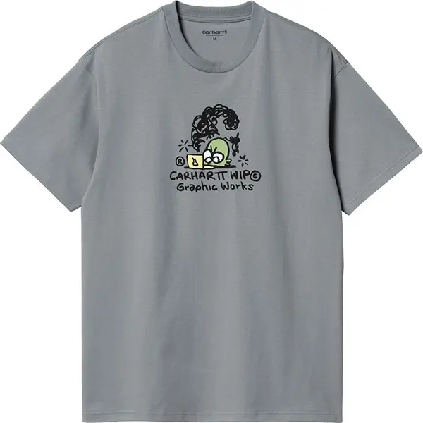 Carhartt WIP Carhartt WIP S/S Graphic Works T-Shirt Dove Grey Мъже - Тениски Carhartt WIP - Сив - I034014_191_XX-S - Size: S