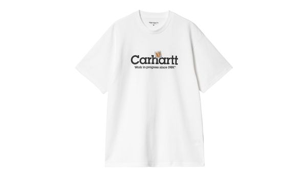 Carhartt WIP Carhartt WIP S/S Label Script T-Shirt White