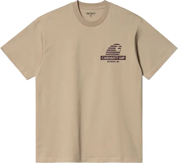 Carhartt WIP Carhartt WIP S/S Mechanic T-Shirt Wall Мъже - Тениски Carhartt WIP - Светло кафяв - I030978_17D_XX-XL - Size: XL