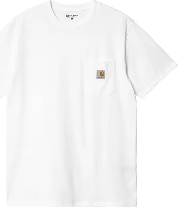 Carhartt WIP Carhartt WIP S/S Pocket T-Shir White Мъже - Тениски Carhartt WIP - Бял - I030434_02_XX-XL - Size: XL