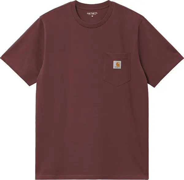 Carhartt WIP Carhartt WIP S/S Pocket T-Shirt Мъже - Тениски Carhartt WIP - Бордо - I030434_33K_XX-XL - Size: XL