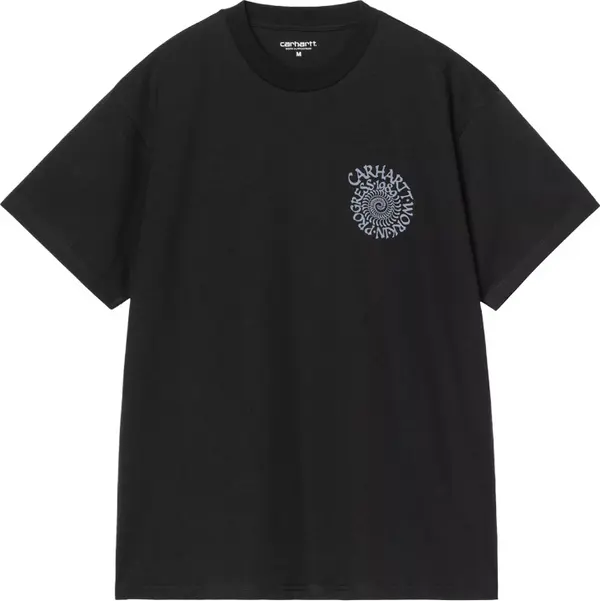 Carhartt WIP Carhartt WIP S/S Spirals T-Shirt Black Мъже - Тениски Carhartt WIP - Черен - I036264_89_XX-M - Size: M