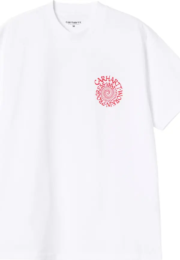 Carhartt WIP Carhartt WIP S/S Spirals T-Shirt White Мъже - Тениски Carhartt WIP - Бял - I036264_02_XX-M - Size: M