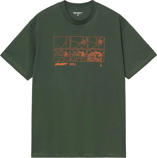 Carhartt WIP Carhartt WIP S/S Theory And Practice T-S Мъже - Тениски Carhartt WIP - Зелен - I035501_29U_XX-M - Size: M
