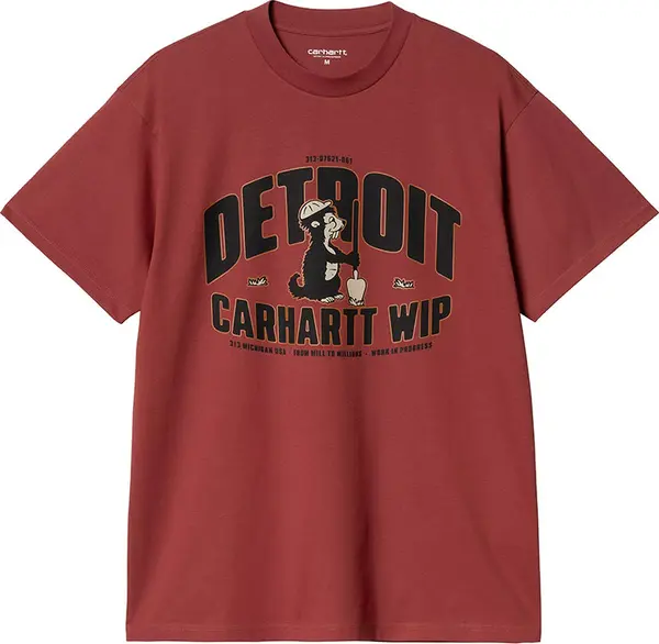 Carhartt WIP Carhartt WIP S/S Underground T-Shirt Мъже - Тениски Carhartt WIP - Червен - I034642_2P4_XX-M - Size: M