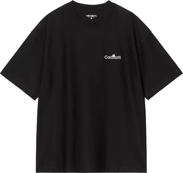 Carhartt WIP Carhartt WIP S/S WIP Label T-Shirt Black Мъже - Тениски Carhartt WIP - Черен - I036180_89_XX-S - Size: S