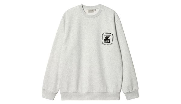 Carhartt WIP Carhartt WIP Stamp State Sweat Ash Heather