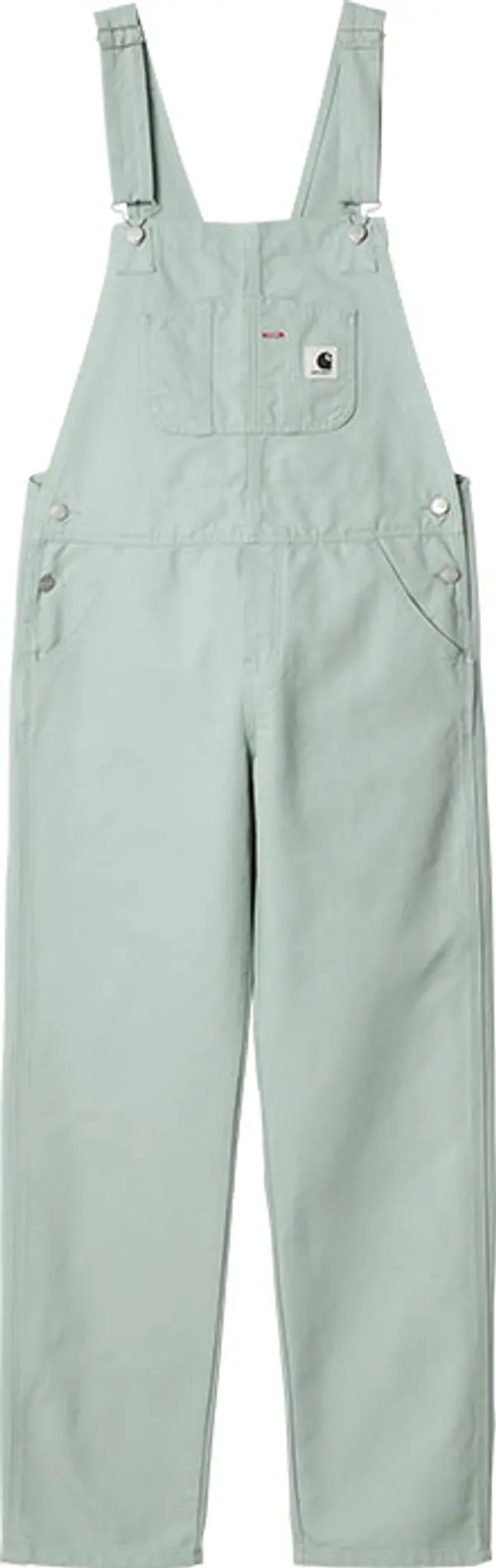 Carhartt WIP Carhartt WIP W' Bib Overall Straight Frosted Green Жени - Панталони Carhartt WIP - Зелен - I034322_0F3_02-XS - Size: XS