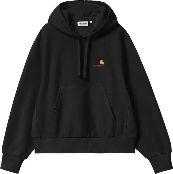 Carhartt WIP Carhartt WIP W' HD American Script Sweat Black Жени - Суитшърти и блузи с качулка Carhartt WIP - Черен - I033650_89_XX-S - Size: S