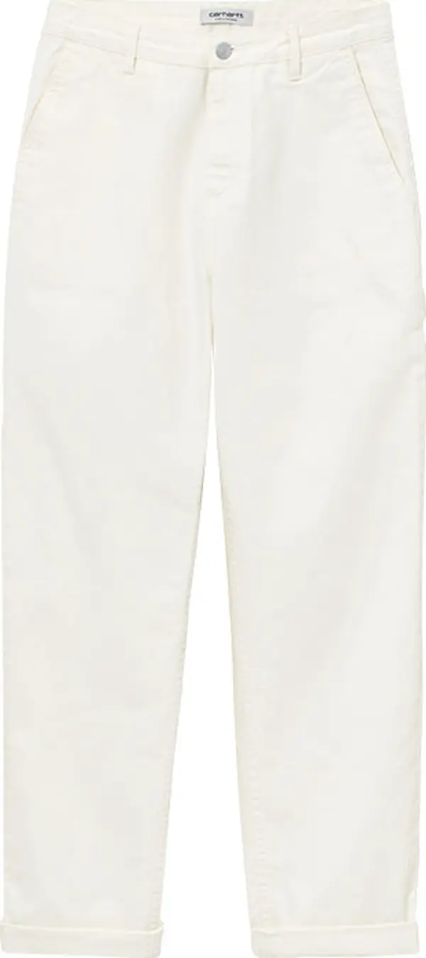 Carhartt WIP Carhartt WIP W' Pierce Pant Wax rinsed Жени - Панталони Carhartt WIP - Бял - I028635_D6_02-27 - Size: 27