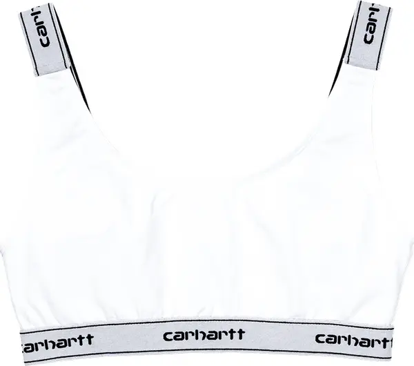 Carhartt WIP Carhartt WIP W Script Top Жени - Бельо Carhartt WIP - Бял - I026211_02_90-XS - Size: XS