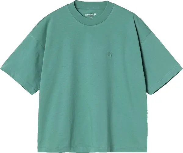 Carhartt WIP Carhartt WIP W' S/S Chester T-Shirt Жени - Тениски Carhartt WIP - Зелен - I030656_3IC_XX-S - Size: S