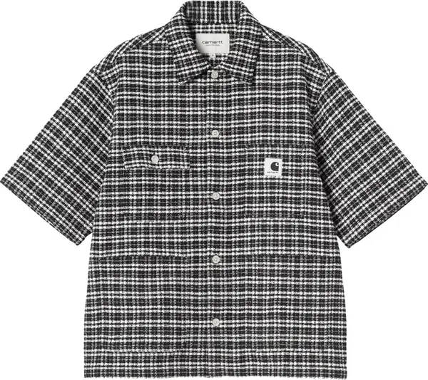 Carhartt WIP Carhartt WIP W' S/S Michigan Shirt Kander Check Жени - Суитшърти и блузи с качулка Carhartt WIP - Черен - I036261_3JO_XX-S - Size: S