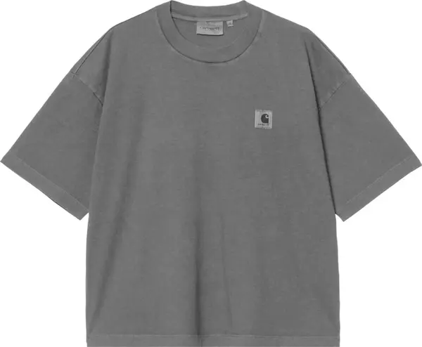 Carhartt WIP Carhartt WIP W' S/S Nelson T-Shirt Black Жени - Тениски Carhartt WIP - Сив - I033051_89_GD-S - Size: S