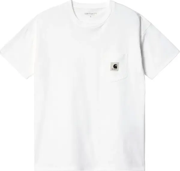 Carhartt WIP Carhartt WIP W' S/S Pocket T-Shirt Жени - Тениски Carhartt WIP - Бял - I032215_02_XX-XS - Size: XS