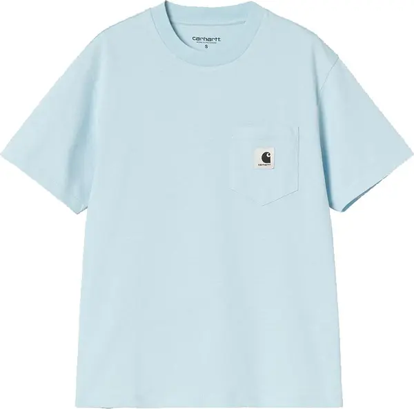 Carhartt WIP Carhartt WIP W' S/S Pocket T-Shirt Жени - Тениски Carhartt WIP - Син - I032215_3IG_XX-M - Size: M