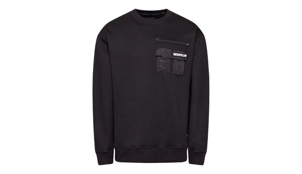 Caterpillar Caterpillar Multipocket Roundeck Hoodie