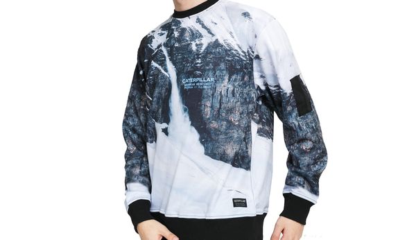 Caterpillar Caterpillar Rock Roundneck Blue