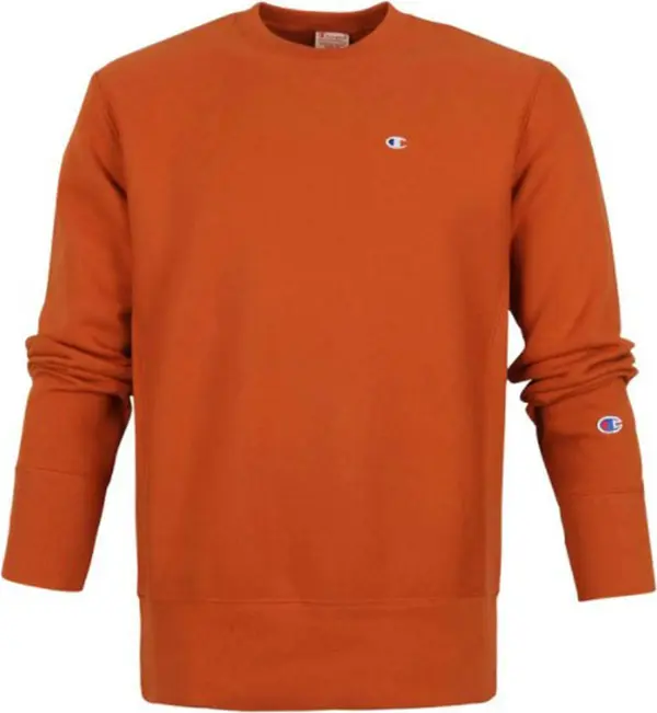 Champion Champion Crewneck Sweatshirt Brown Мъже - Суитшърти и блузи с качулка Champion - Оранжев - 216495-MS053-M - Size: M