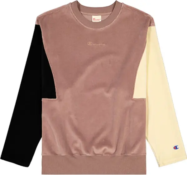 Champion Champion Velour Colour Block Sweatshirt Жени - Суитшърти и блузи с качулка Champion - Многоцветен - 112242-MS019-S - Size: S