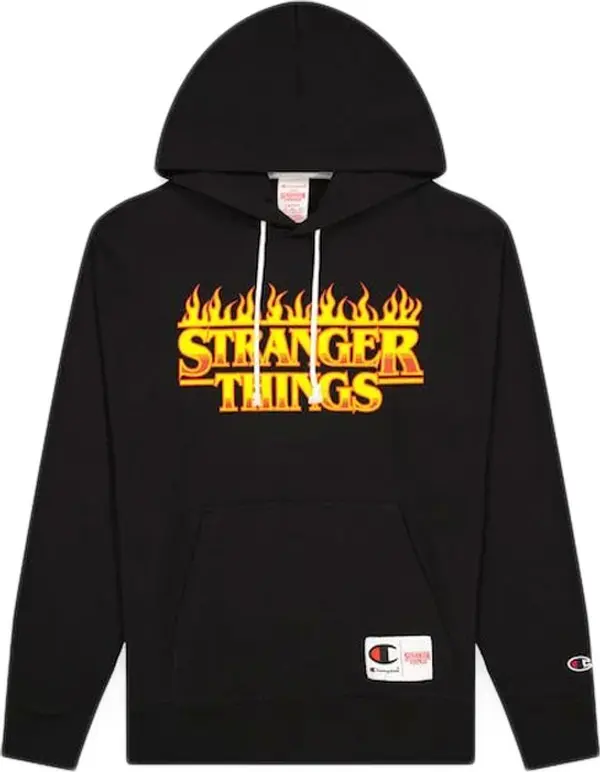 Champion Champion x Stranger Things Hoodie Мъже - Суитшърти и блузи с качулка Champion - Черен - 217780-KK003-XL - Size: XL