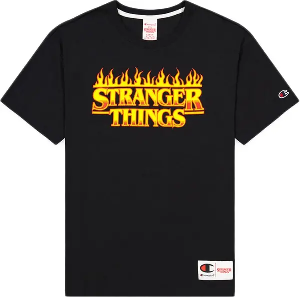 Champion Champion x Stranger Things Men´s T-Shirt Мъже - Тениски Champion - Черен - 217791-KK007-M - Size: M