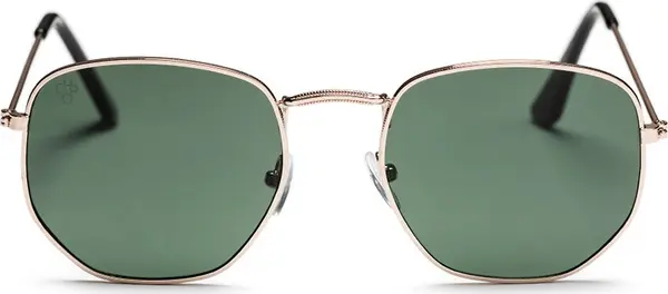 CHPO CHPO Ian gold / Green Unisex - Слънчеви очила CHPO - Зелен - 16132DA-One-size - Size: One size