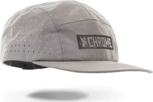 Chrome Chrome 5 Panel Hat Unisex - Чапки Chrome - Сив - AC-210-REFL-One-size - Size: One size