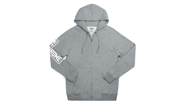 Chrome Chrome Industries Flying ion Zip Hoodie Grey