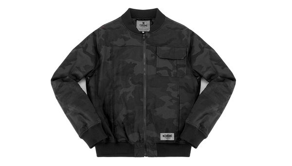 Chrome Chrome Industries Utility Bomber Jacket Black Camo